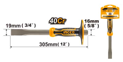 HCCL851916 COLD CHISEL 19MM*16MM*305MM