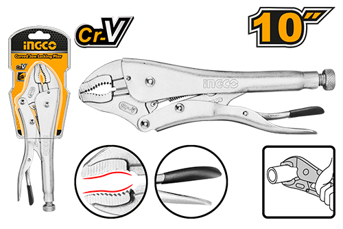 HCJLW0110 CURVED JAW LOCKING PLIERS 10"