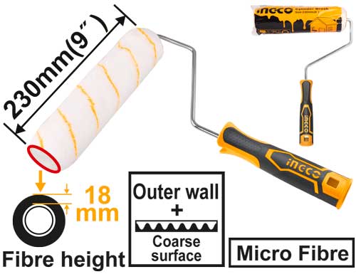 HRHT042302D CYLINDER BRUSH OUTER WALL 9" TOP 100