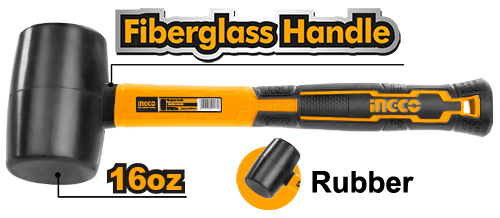HRUH8216/8816 RUBBER HAMMER