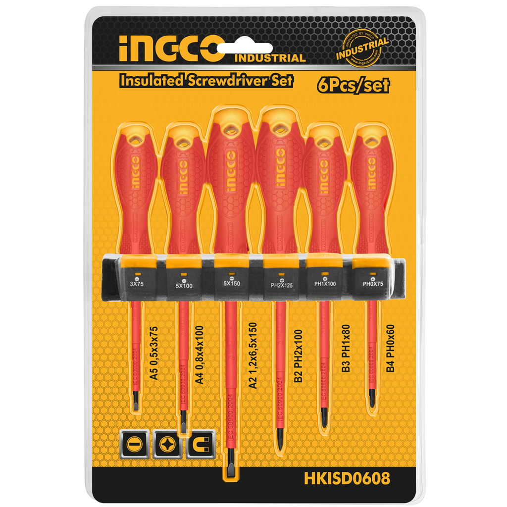 HKISD0608 INSULATED SCREWDRIVER SET