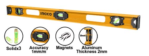 HSL28100 SPIRIT LEVEL 2mm, 100cm