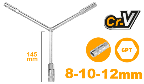 HYSW081012 Y-TYPE SOCKET WRENCH 8,10,12mm