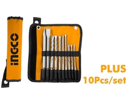 [AKD2101] AKD2101 10 PCS DRILL BIT AND CHISEL SET