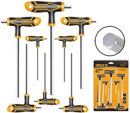 [HHKT8081] HHKT8081 8 Pcs T-HANDLE HEX WRENCH SET