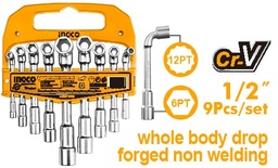 [LASWT0901] LASWT0901 L-ANGLED SOCKET WRENCH SET