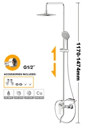 [HSLBM513681] HSLBM513681 SINGLE LEVER BATH-SHOWER MIXER