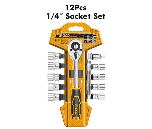 HKTS14122 12PCS 1/4 SOCKET SET