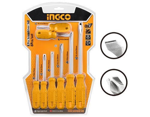 HKSD0858 8 PCS SCREWDRIVER SET