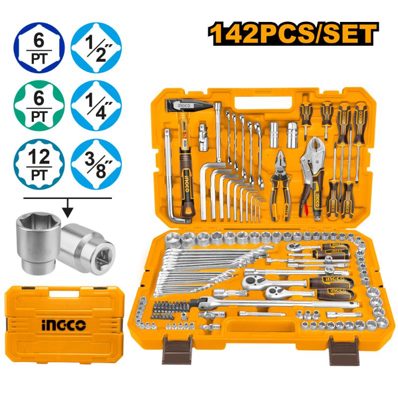 HKTHP21421 142PCS COMBINATION TOOLS SET (PROMO)