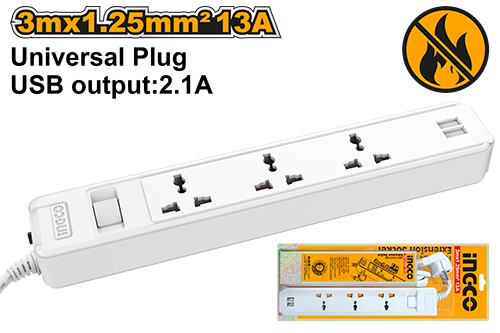 HES13041VSB EXTENSION SOCKETS