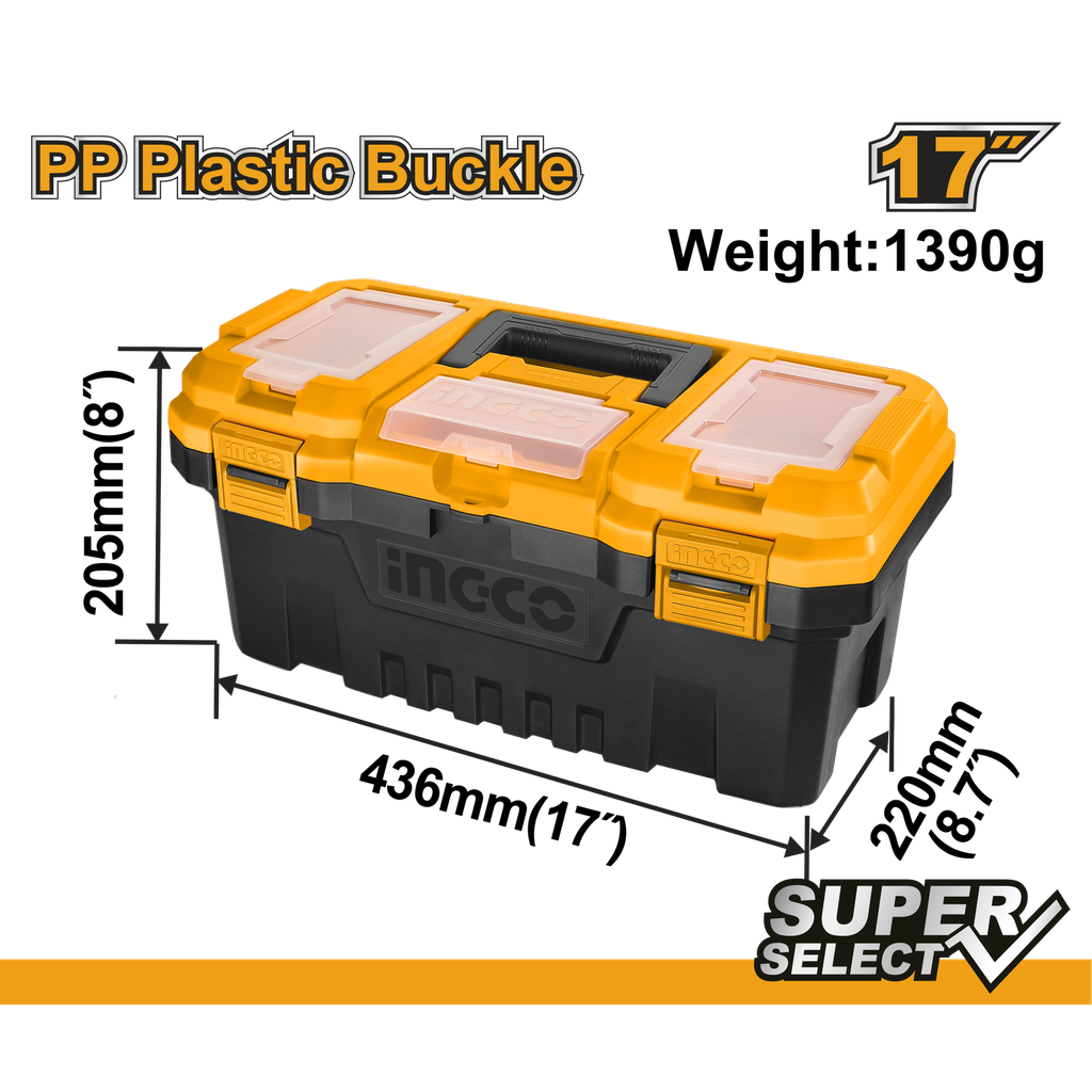 PBX1701 17'' PLASTIC TOOL BOX ( TOP 50)