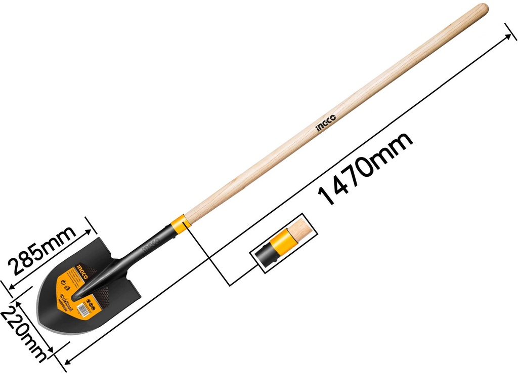 HSSH0203 STEEL SHOVEL