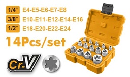 [HKTETS0114] HKTETS0114 14 PCS E-TYPE SOCKET SET