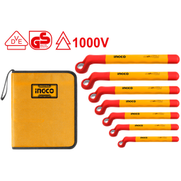 [HKISPA0702] HKISPA0702 7PCS INSULATED RING WRENCH SET