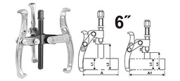 [HGP08036] HGP08036 THREE JAWS GEAR PULLER 6"